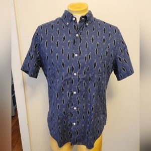 J.Crew Short-sleeve linen-cotton shirt